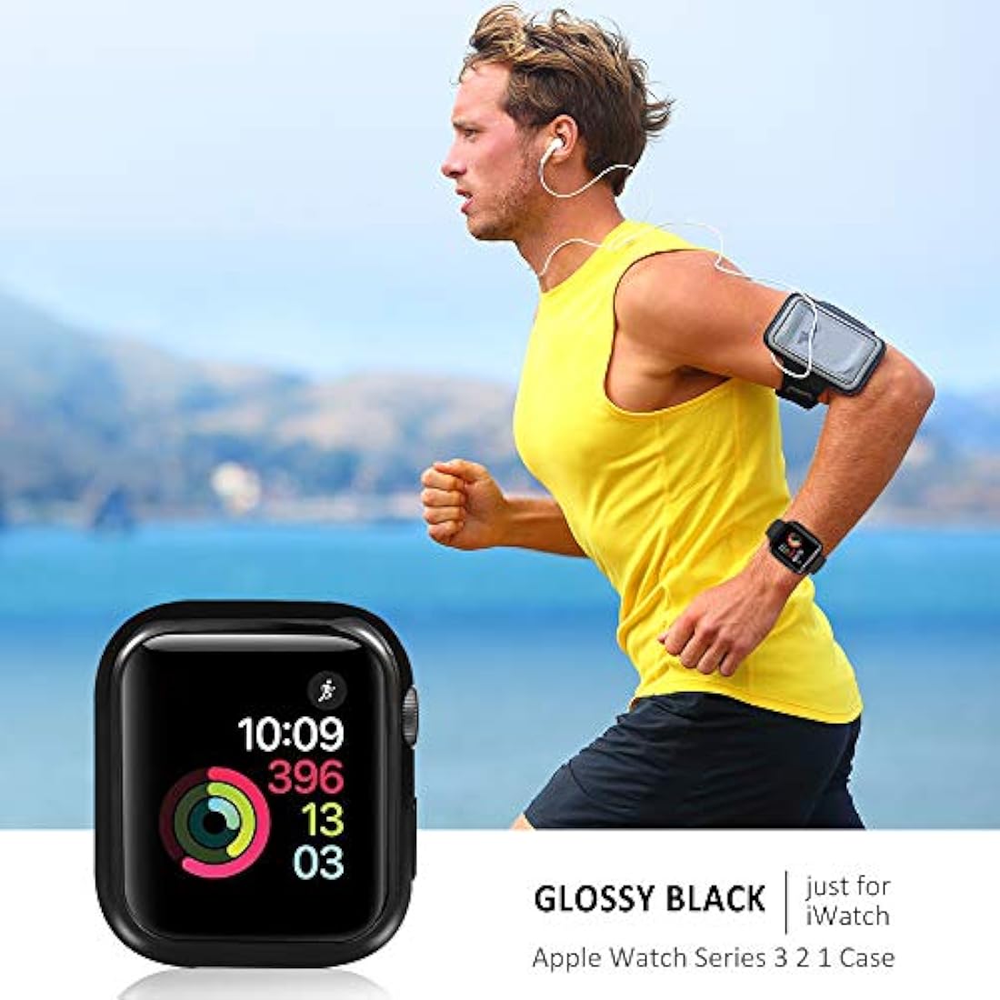 Funda para Apple Watch (1.654 in, 1.496 in, 2 unidades)