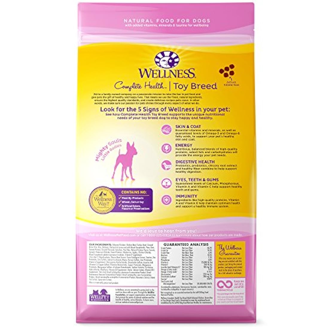 Bienestar Salud completa Alimento seco natural perro de raza