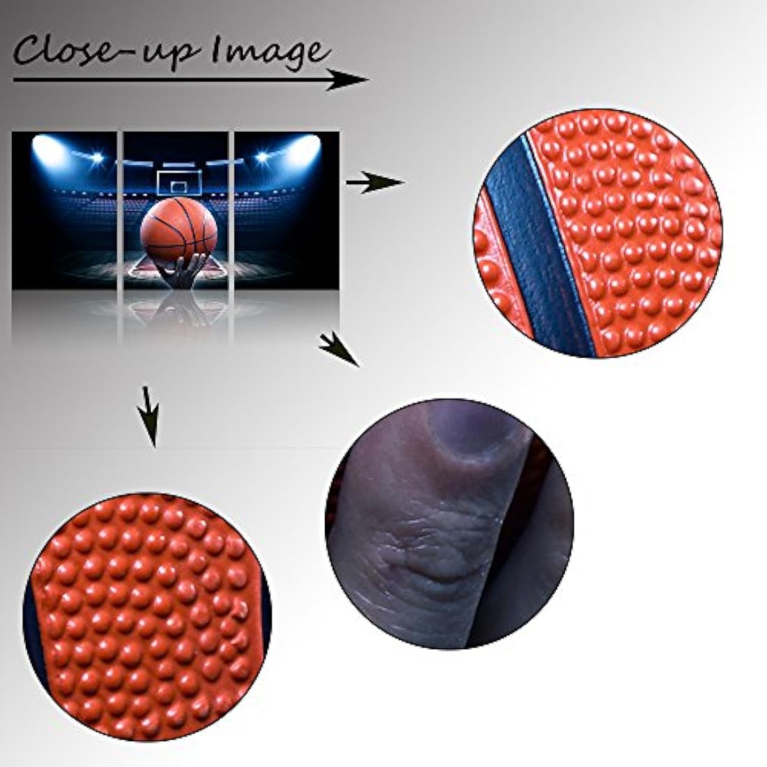 3 piezas de lienzo de pared arte