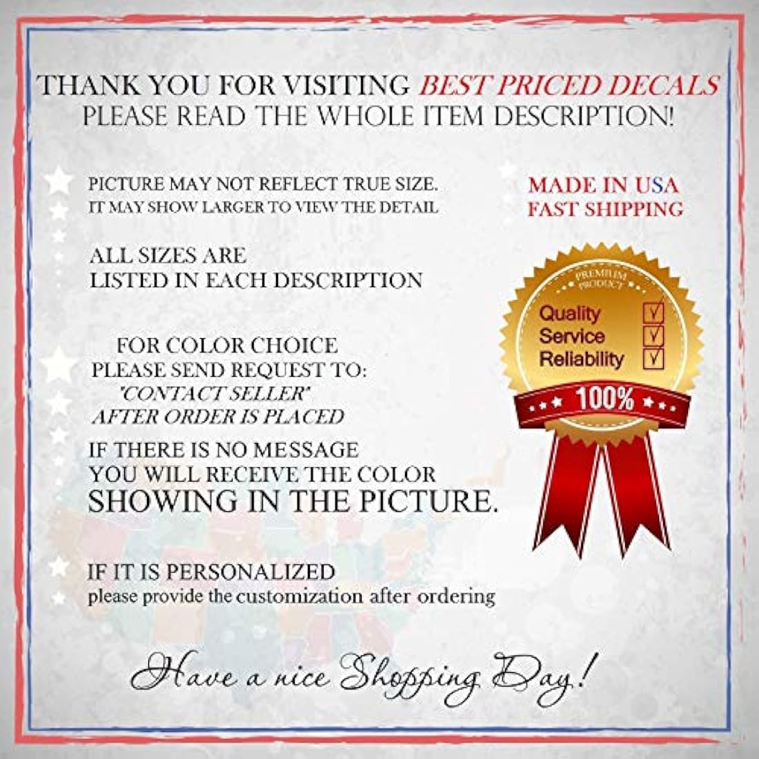 Calcomanía con leyenda Decoración para hogar