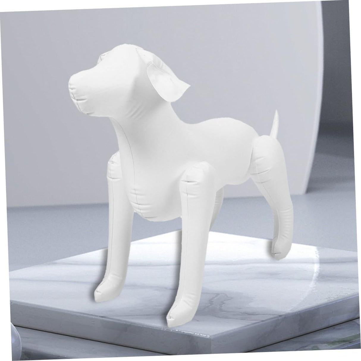 Maniquí de Perro PVC Inflable para Tienda de Mascotas 2pcs