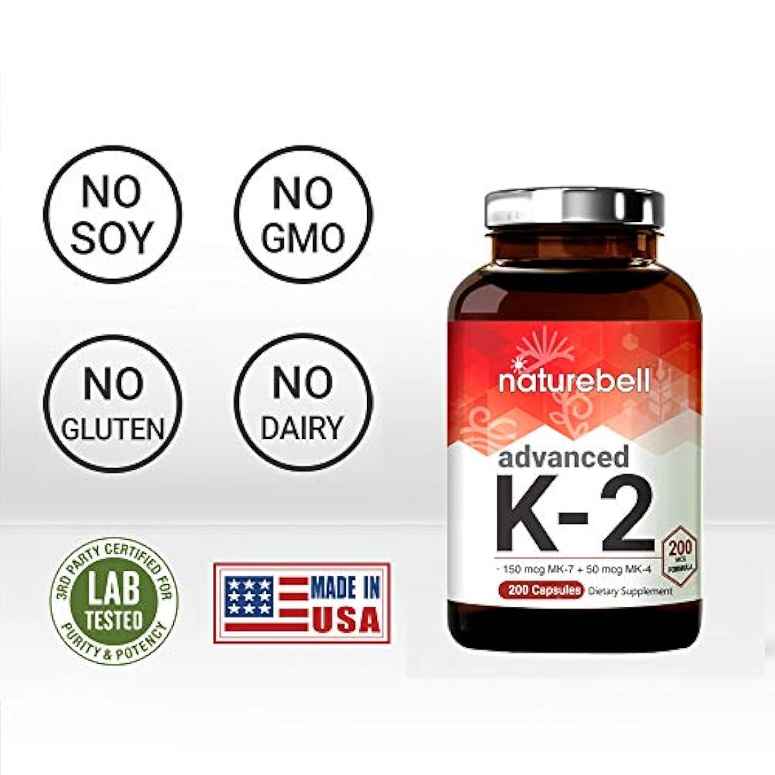 Suplemento avanzado de vitamina K2
