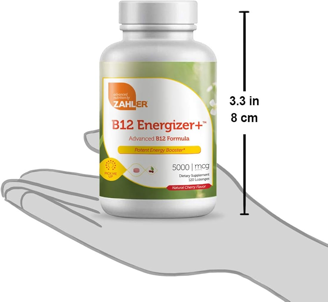 Suplemento Energizador B12 potente energético vitamina B12