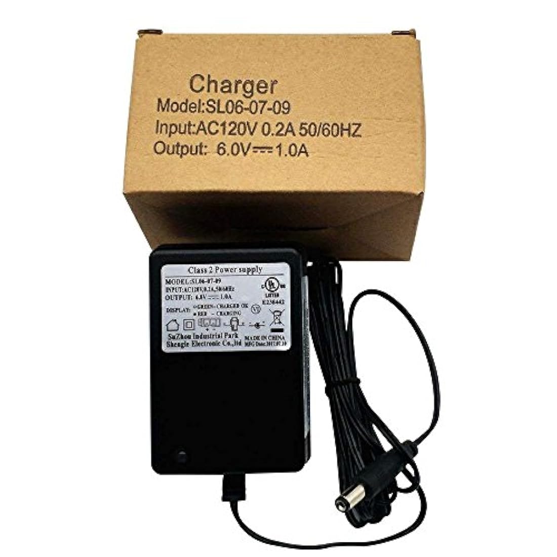 Cargador universal de 6 V para niños con indicador de carga