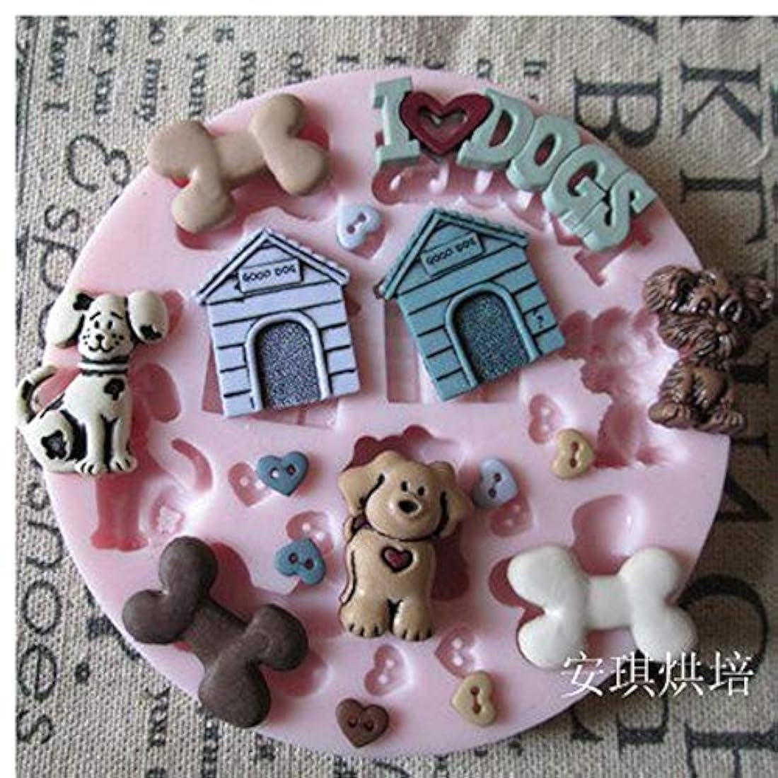 Molde Decoración de pasteles Goma Pastelería