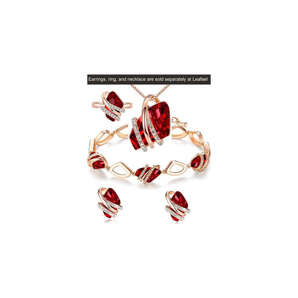 Pulseras y tobilleras de eslabones con cristales