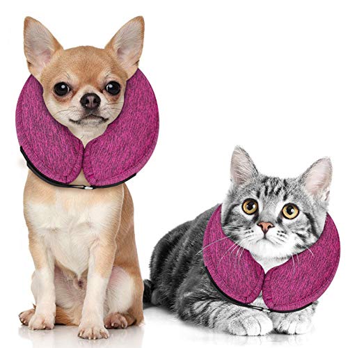 COLLAR para mascotas para después de la cirugía, protector y suave para la recuperación, cono grande para perros para evitar tocar puntos, heridas y erupciones