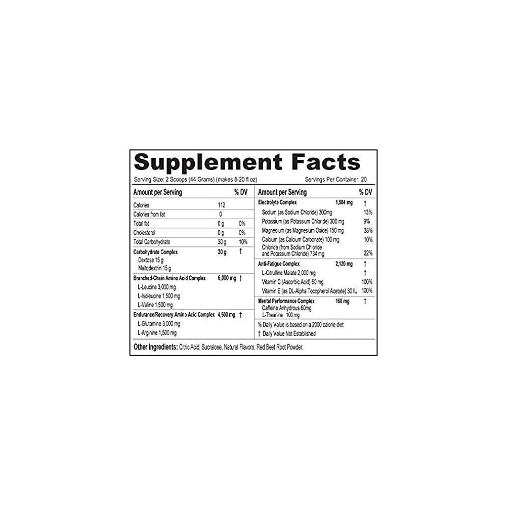Suplementos Alimenticios bebida mejorada con electrolitos