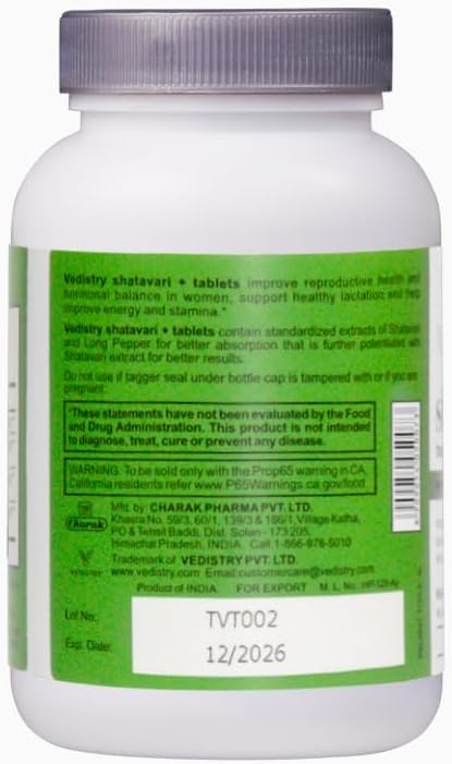 shatavari + Tablets I Supports Uterine Health and Lactation