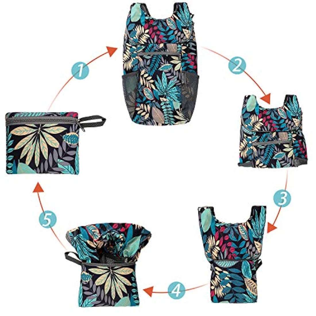 Mochila de hombro plegable