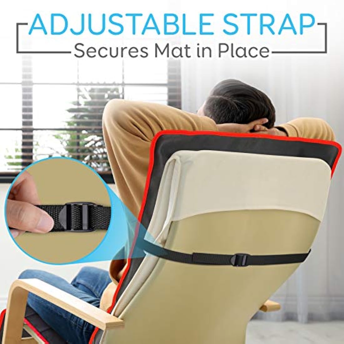 Colchoneta de masaje de SERENELIFE SLMPDMSG45