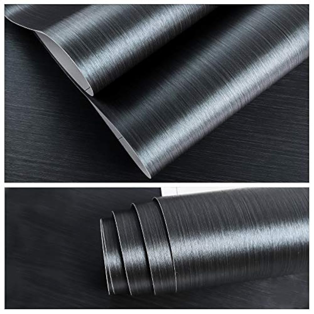 Papel de contacto de acero inoxidable cepillado azul