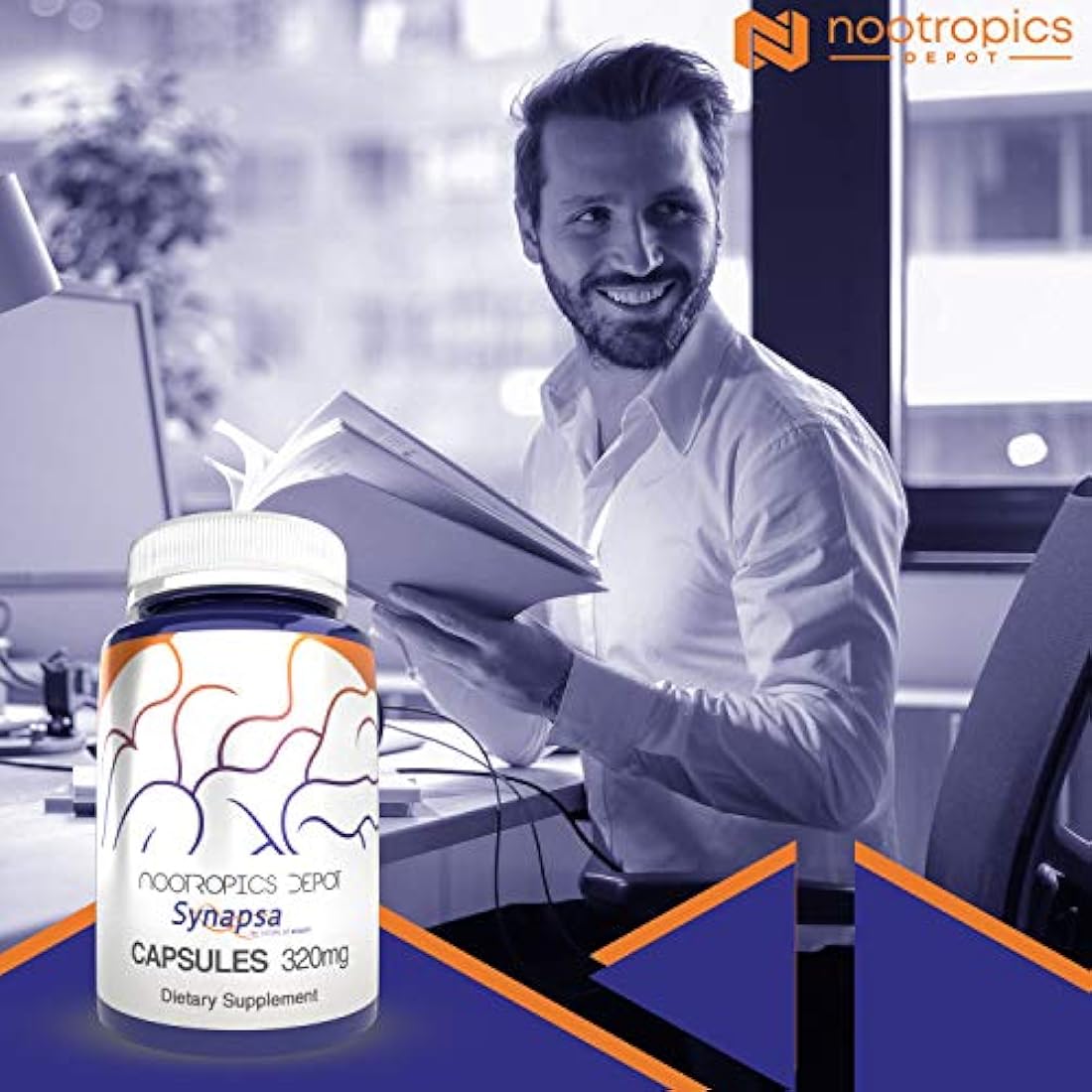 synapsa Bacopa monnieri Cápsulas de 320 mg Extracto