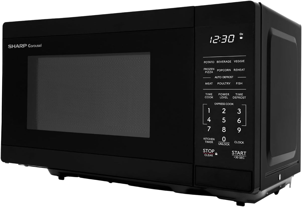 Horno Microondas SHARP 0.7 CuFt 700W con Turntable SMC0760KB