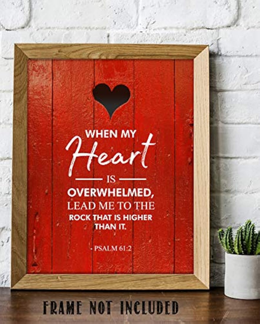 Salmo 61: 2 impresion sin marco 11x14