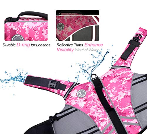 Vivaglory Chaleco salvavidas estilo deportivo Ripstop