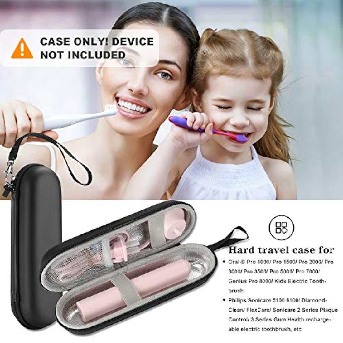 Funda protectora para cepillo de dientes electrico