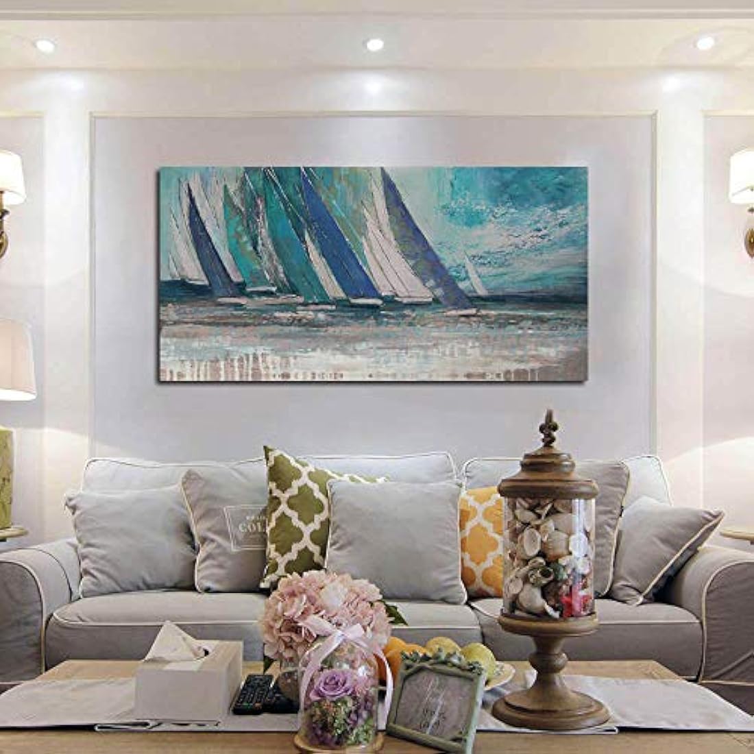 Lienzo decorativo para pared, diseño moderno y panorámico