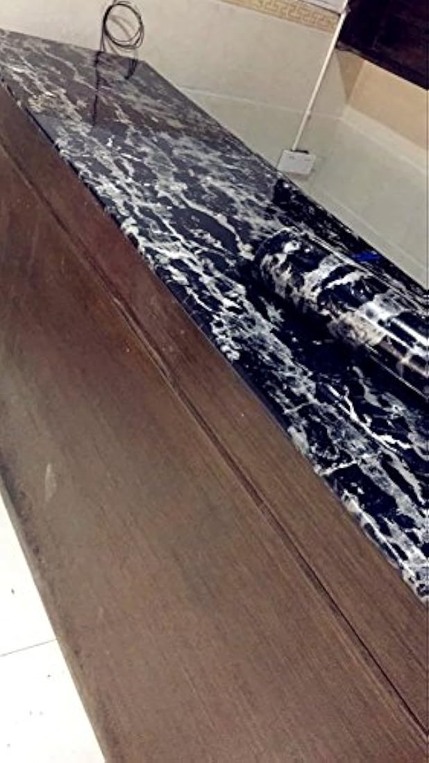 Papel de vinilo pintado diseño de granito negro