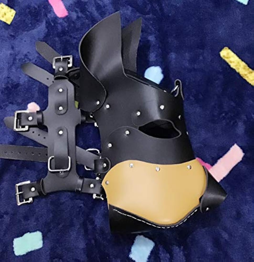 Disfraces - Mascarilla de perro hecha a mano