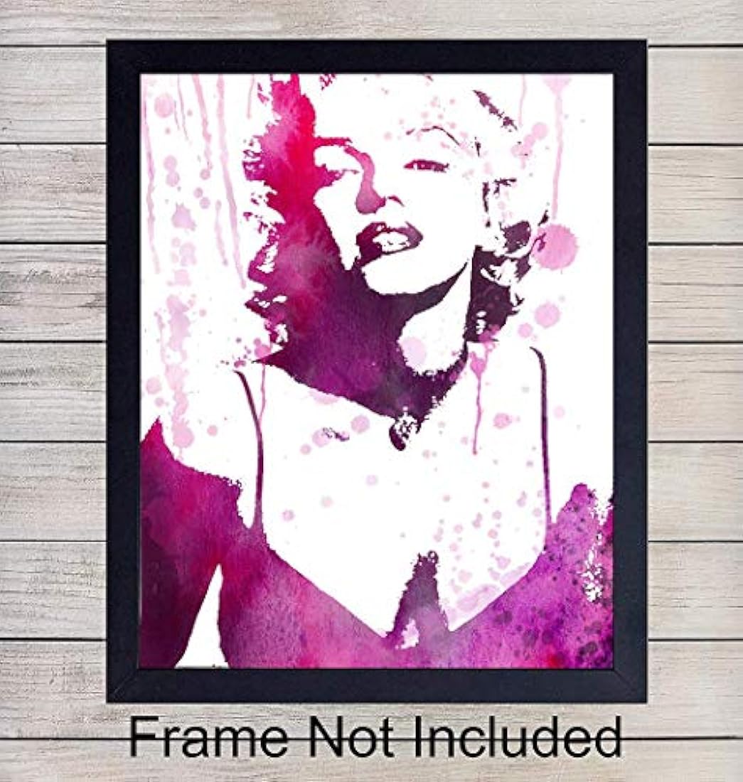 Marilyn Monroe Watercolour Wall Art Print