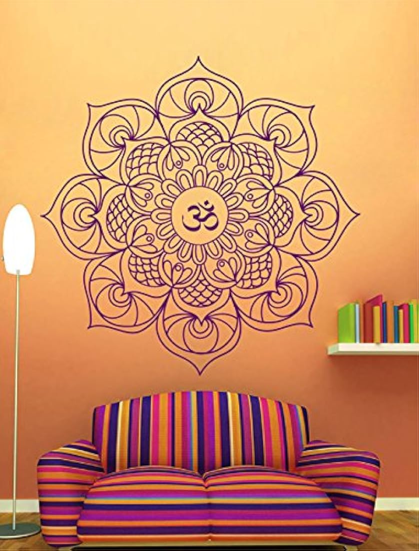 Adhesivo decorativo para pared, diseño de mandala