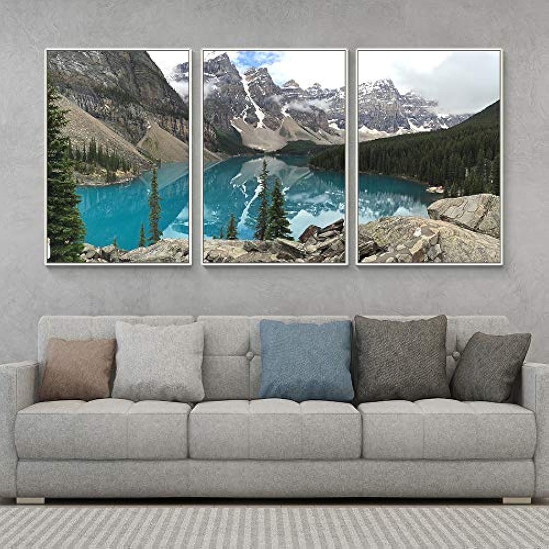 wall26 - Lienzo de pared flotante enmarcado para sala