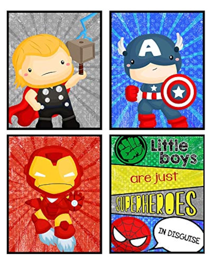 Juego de 4 figuras decorativas para pared