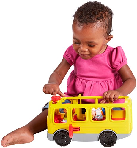 Autobús escolar, Bus de escuela , L, Marrón de Fisher-Price