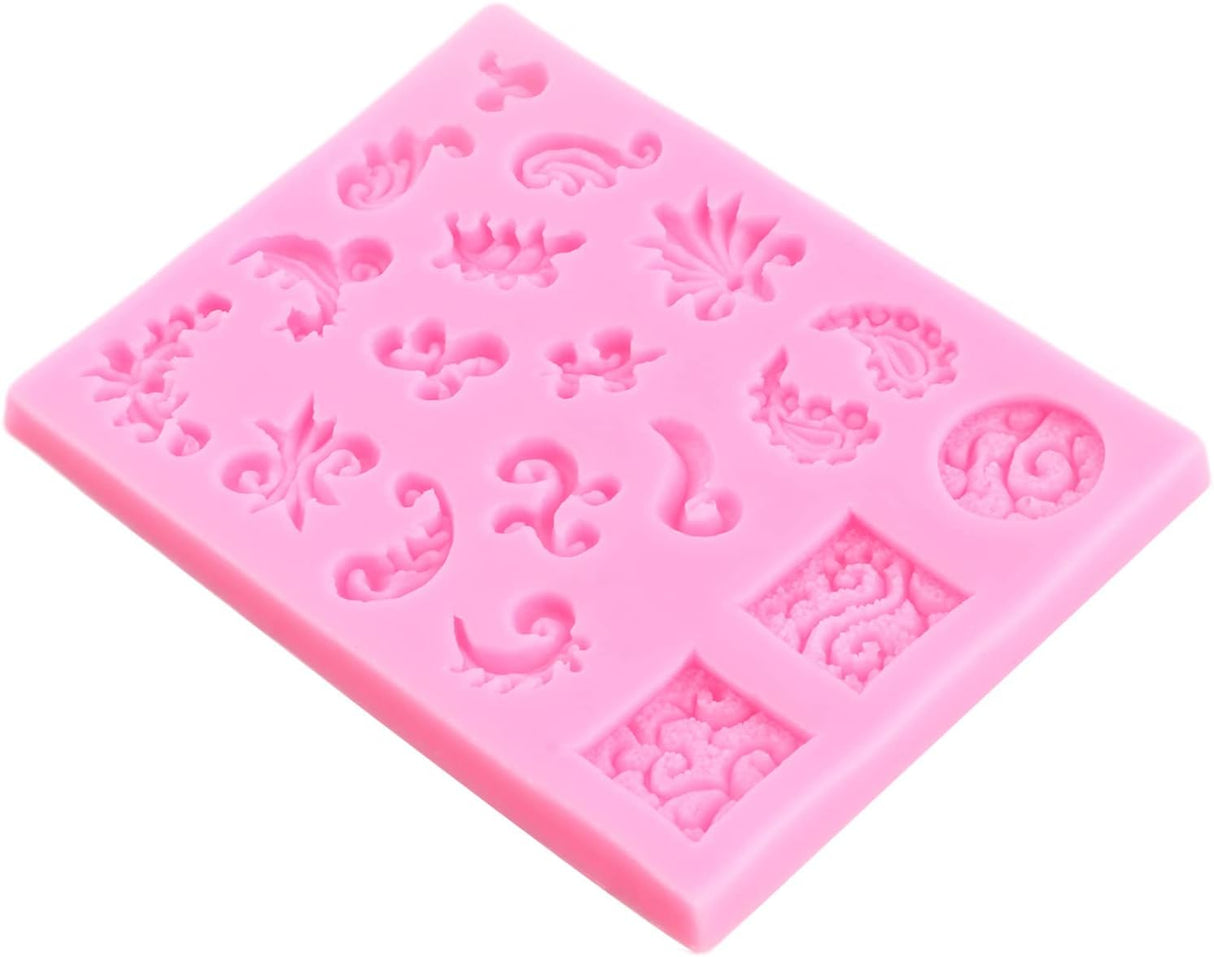 MYPRACS Moldes de silicona de estilo barroco