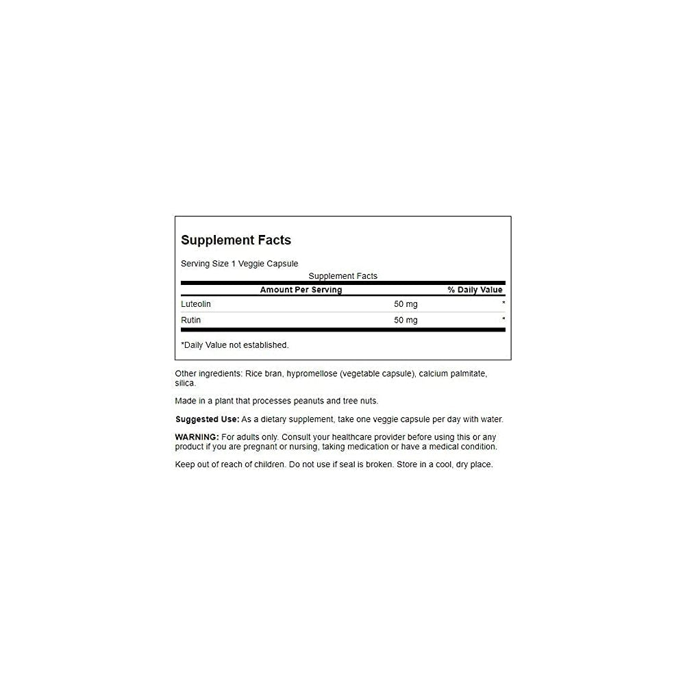 Suplementos Alimenticios de luteolina con rutina