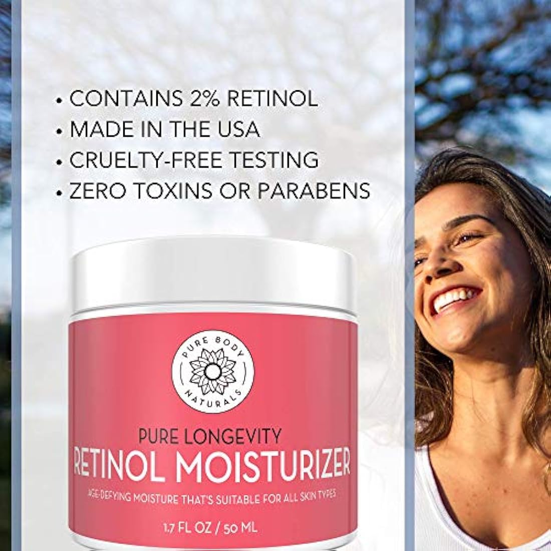 Crema hidratante Retinol para la cara