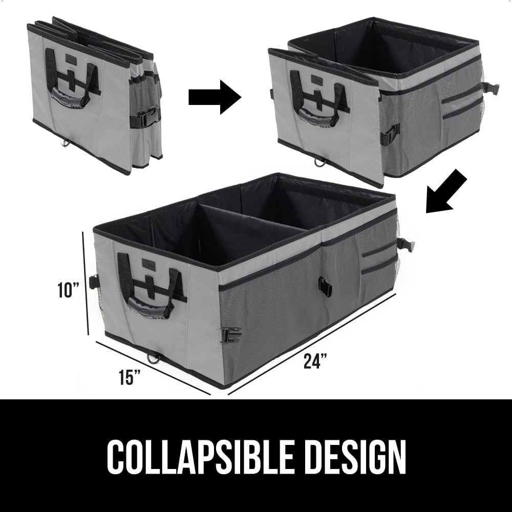 Organizador de Maletero Gorilla Grip, Compartimentos, Divisores