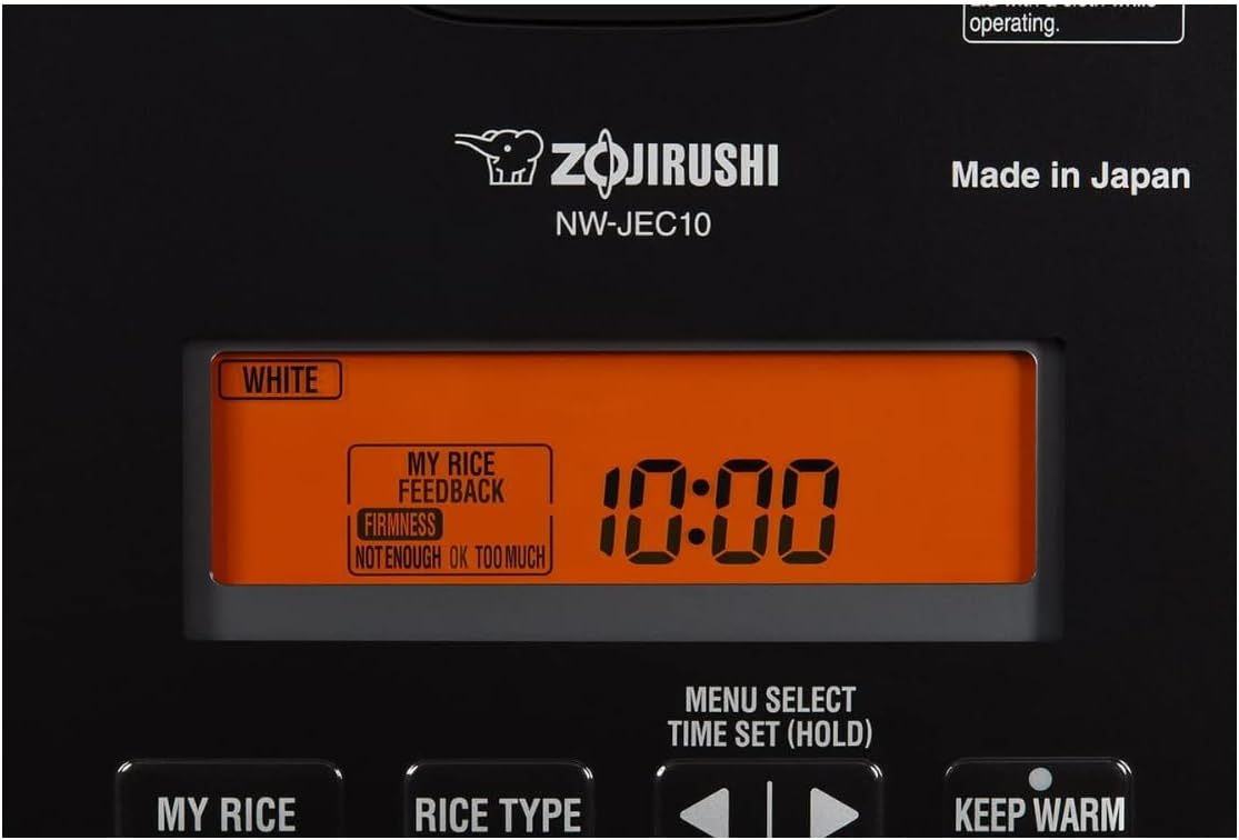 Arrocera Zojirushi IH 5.5 Tazas, Hecho en Japón, NW-JEC10BA