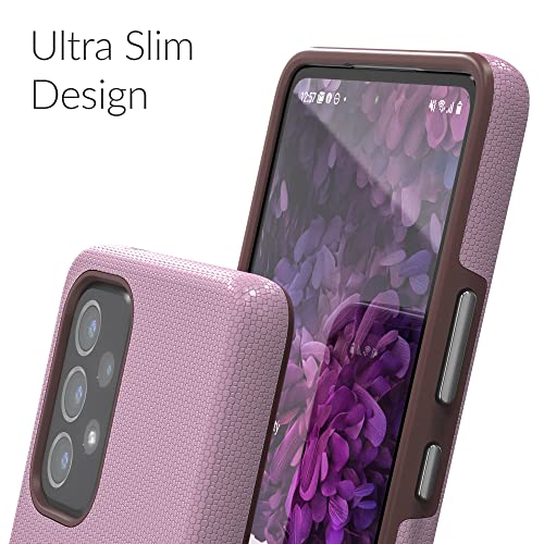 Crave Dual Guard para Samsung Galaxy A53, funda de doble capa de protección a prueba de golpes para Samsung Galaxy A53 5G, color lila