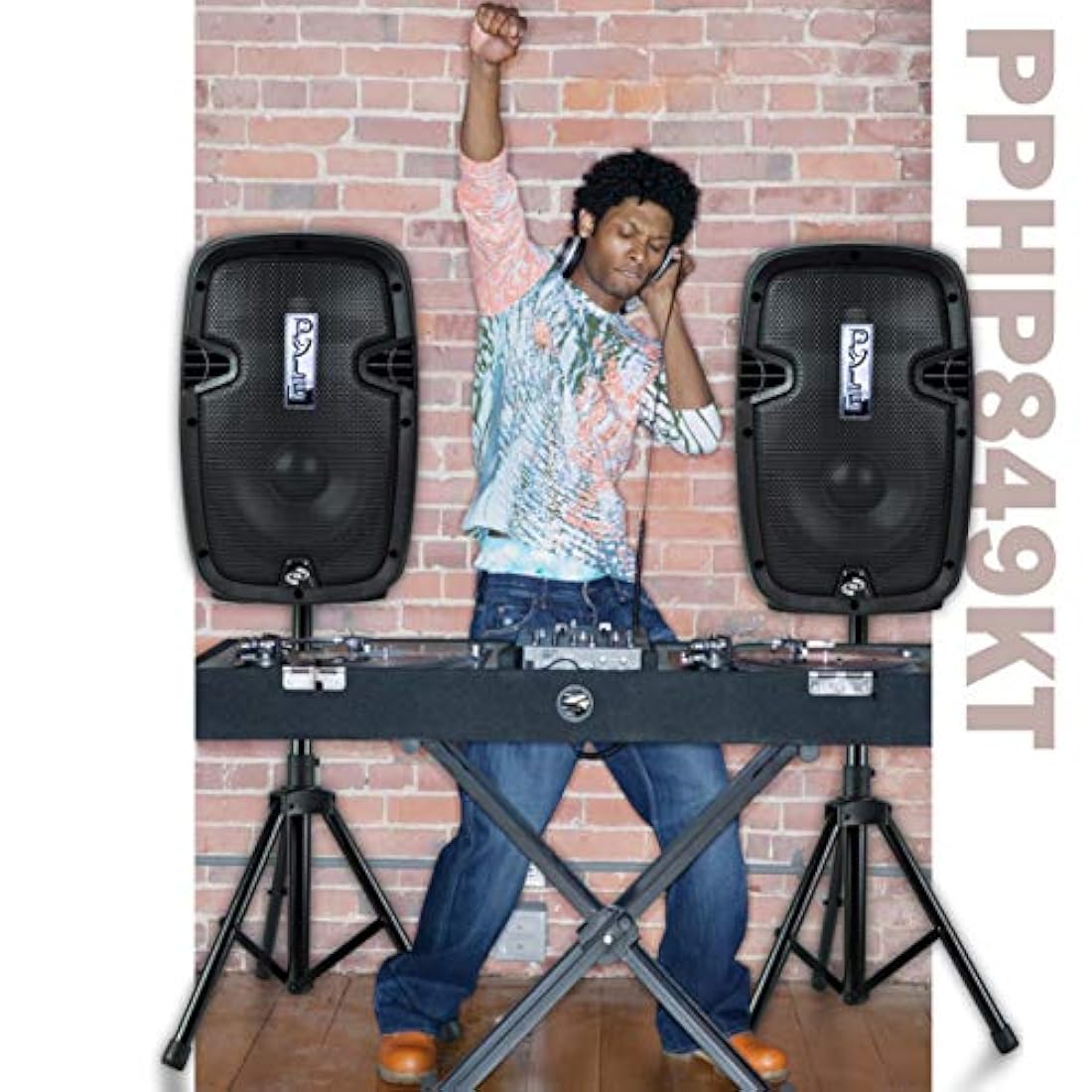 Parlante Portátil autoamplificado negro PYLE-PRO PPHP849KT.5