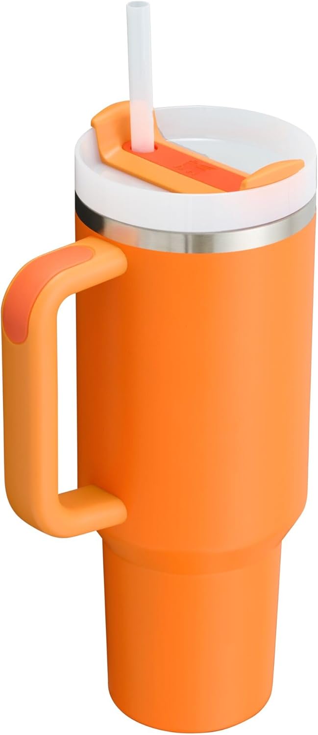 Vaso Térmico con Asa y Popote | Tapa 3 Vías | Compatible con Portavasos