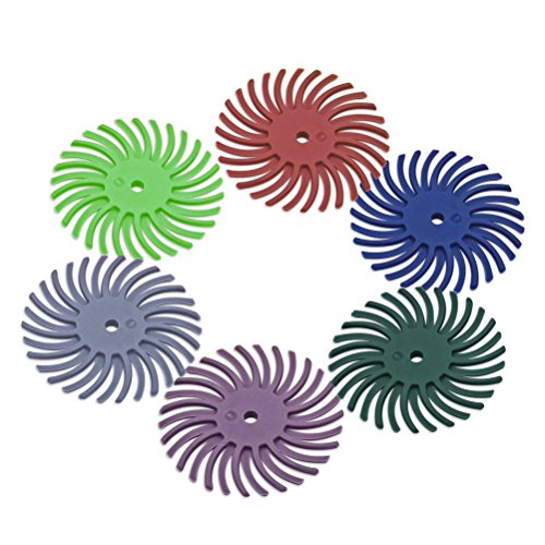 Kit de cepillos abrasivos de disco de cerdas 60pcs 25mm 1