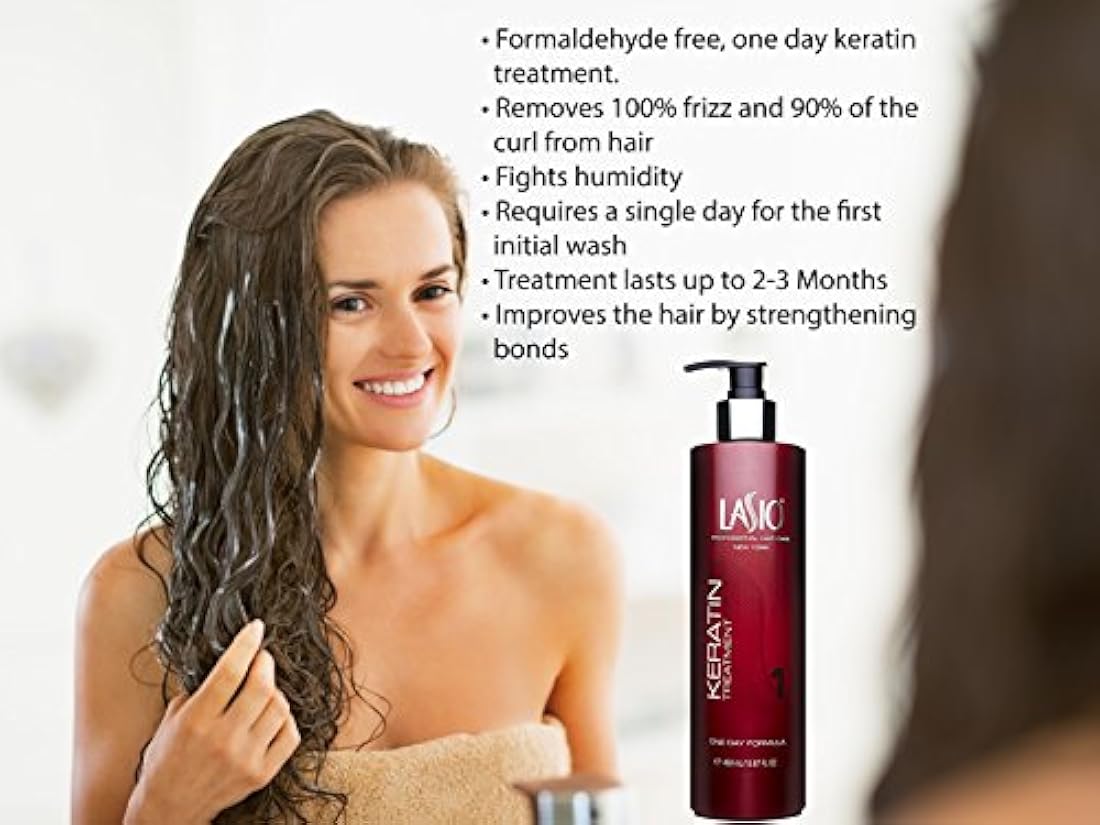 Lasio tratamiento infundido con queratina fórmula de un día