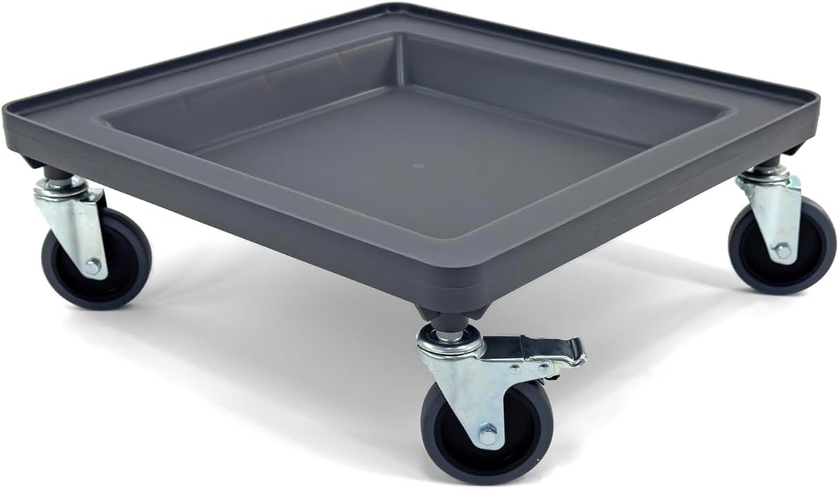 Dolly para estante de platos y vasos | 250 lbs capacidad | 4