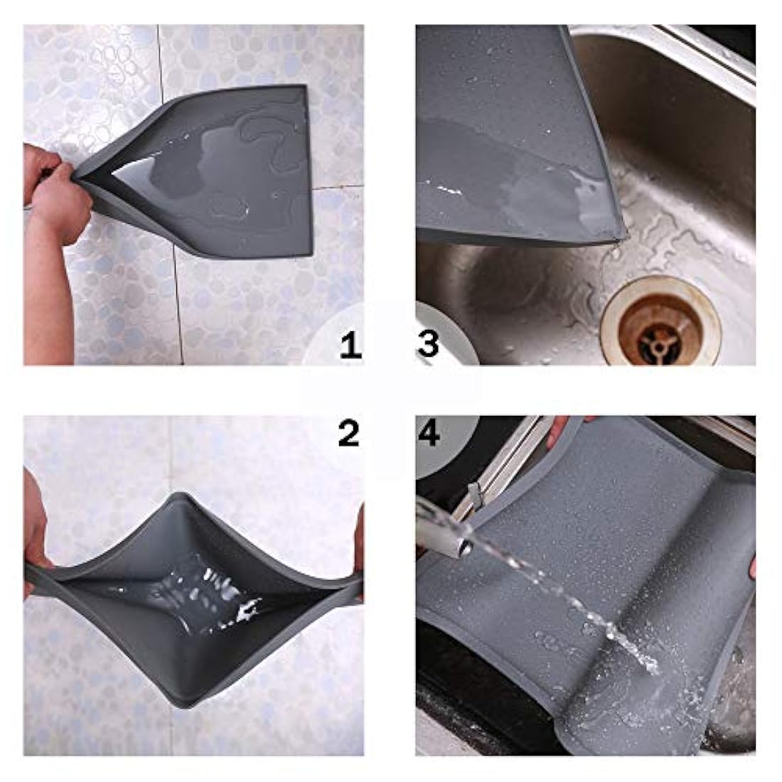 Alfombra antideslizante para los comederos de las mascotas