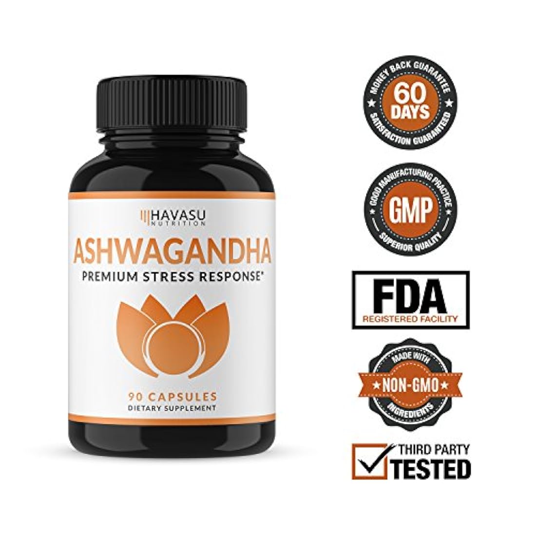 Ashwagandha Premium 0.035 oz, alivio natural para ansiedad