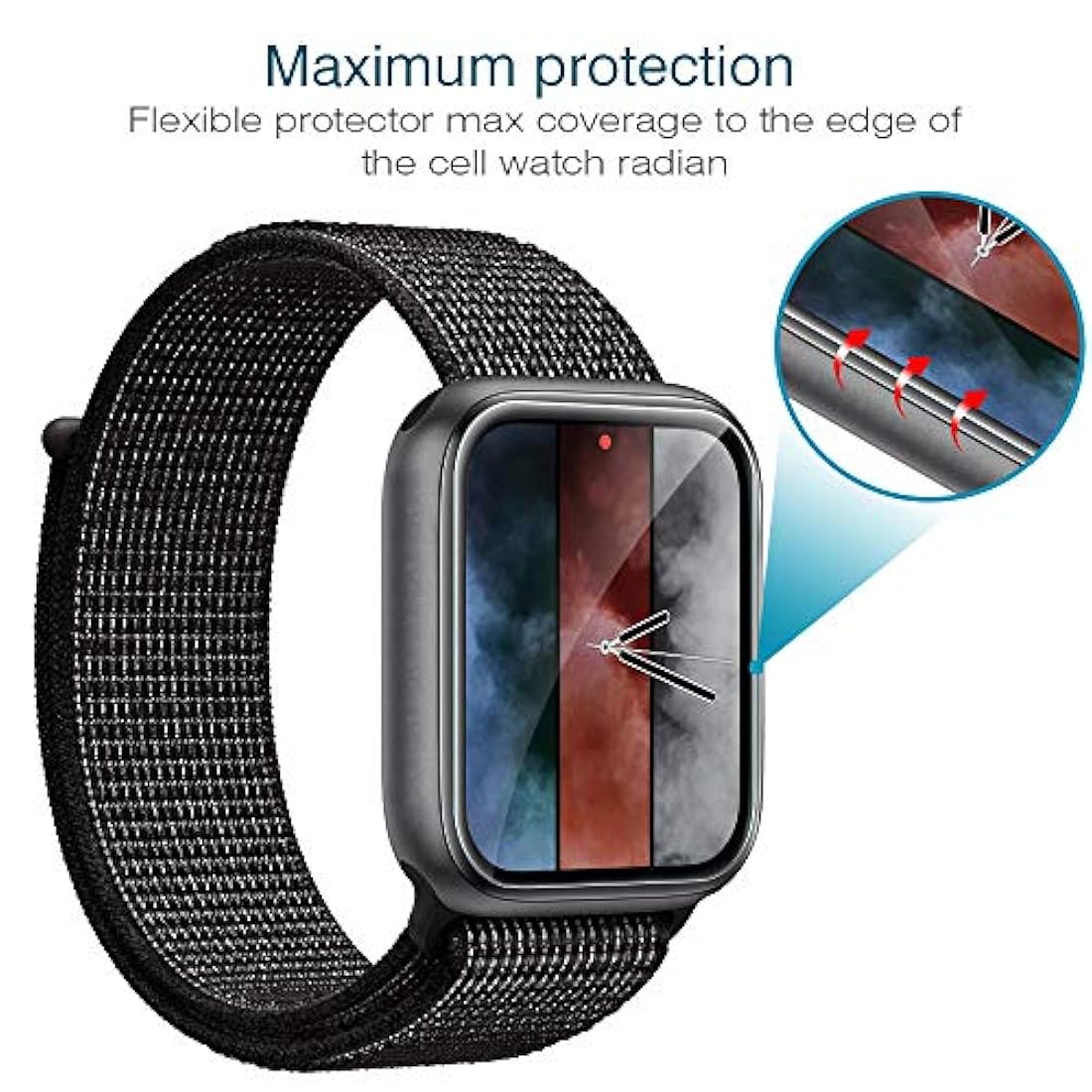 Protector de pantalla para Apple Watch 1.732 en Serie 4/5