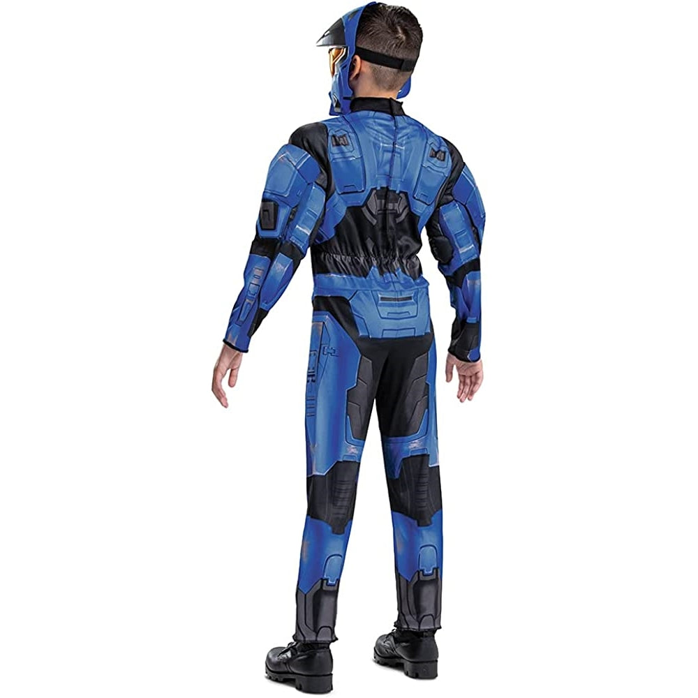 Disfraz de halo espartano y máscara Tamaño: S (4-6)