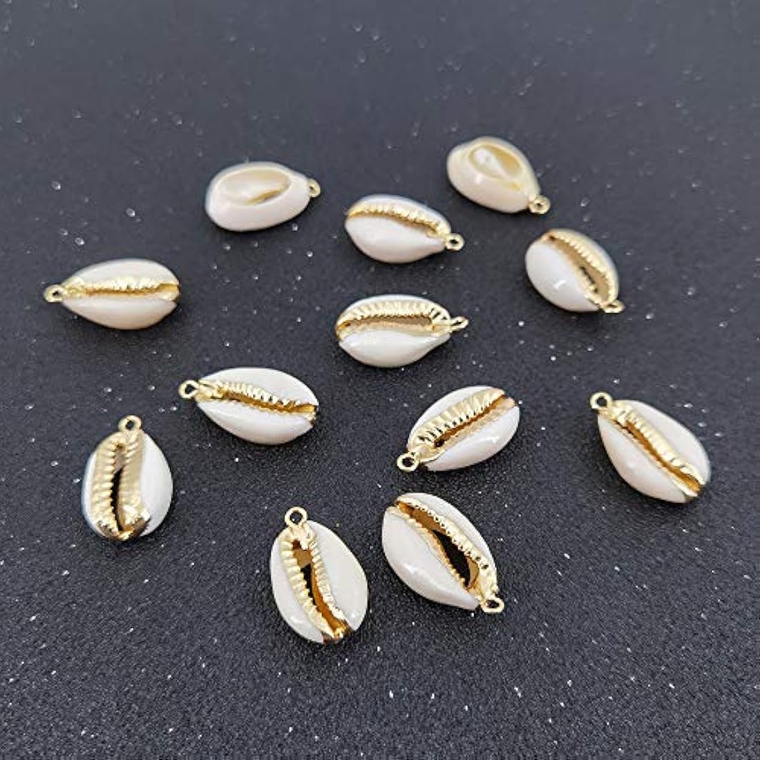 Dijes de concha natural para joyas