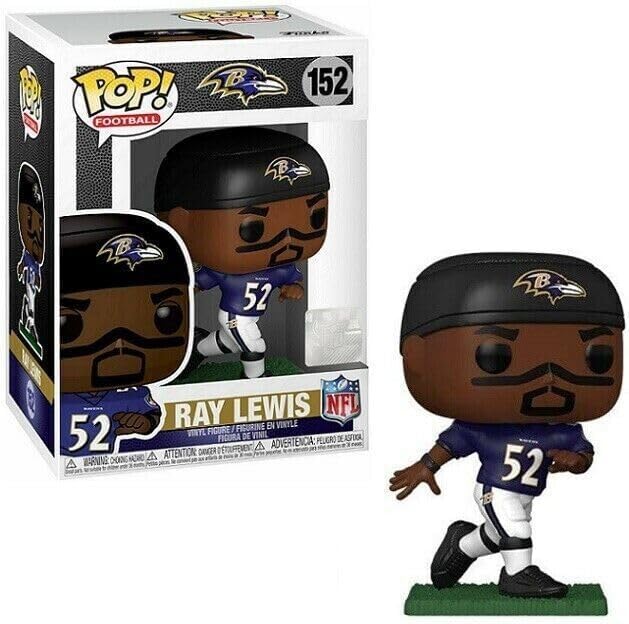 Figura Funko Ray Lewis - Leyendas del Fútbol Americano, 3.75