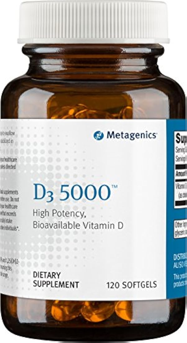 D3 5000, 120 píldoras blandas (empaquetado puede variar)