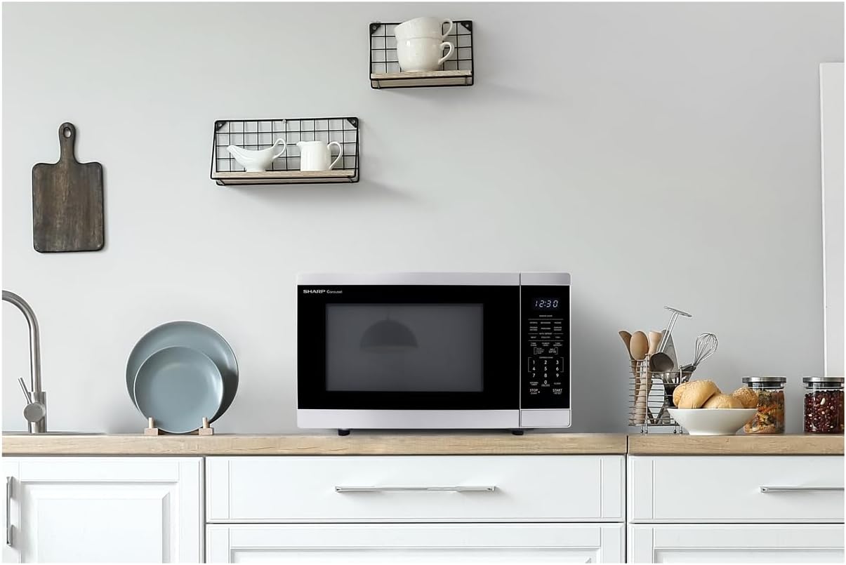 Microondas Sharp ZSMC1464KS 1.4 CuFt 1100W con plato giratorio