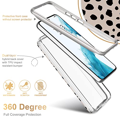 ESDOT Funda para Samsung Galaxy S22, grado militar, prueba de caídas de 21 pies, resistente con diseños de moda para mujeres y niñas, funda protectora para Galaxy S22 de 6.1 pulgadas, elegante guepardo