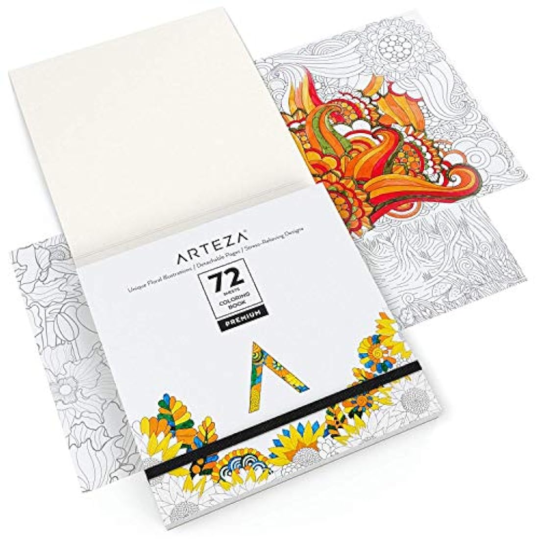 ARTEZA Libro para colorear para adultos